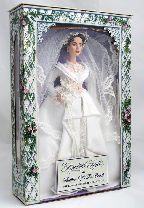Barbie Mattel - Elizabeth Taylor Father of the bride doll - Made in China
