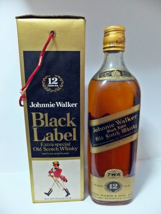 Johnnie Walker Black Label 12 Year Old - For TWA 75cl