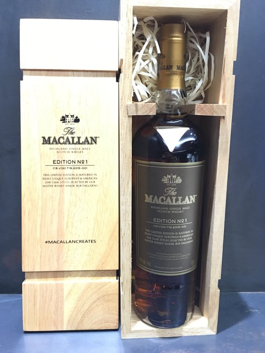 Macallan Edition No 1 In Limited Wooden Box 1500 Bottles Catawiki