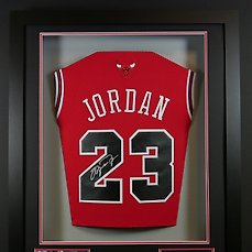 michael jordan signed framed jersey