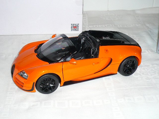 RC Bugatti Veyron Grand Sport Vitesse Maßstab 1:18 orange 