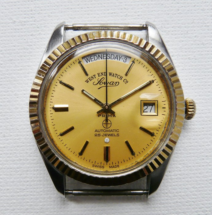 Reloj de pulsera militar para caballero WEST END WATCH CO Sowar Prima. De finales de la década de los 80 a principios de los 90 aproximadamente. 