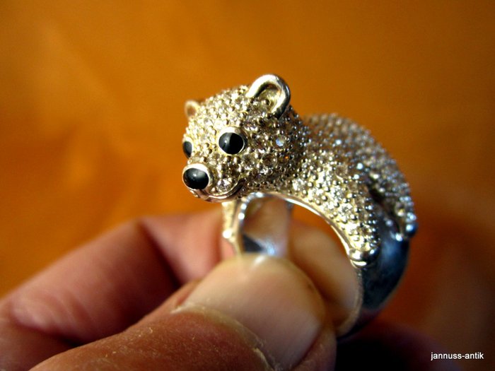 Thomas Sabo polar bear ring made of 925 sterling silver