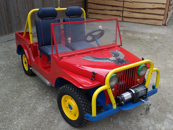 Mini-jeep with Honda Petrol engine - 200 cc - Unique copy - For children from 8 years on - late 1950s