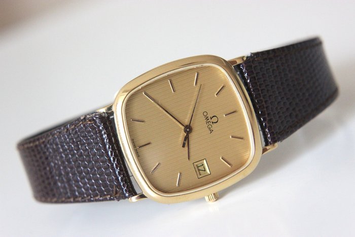 Omega De Ville o numerze referencyjnym 196.0317 – zegarek męski z lat 80-tych 