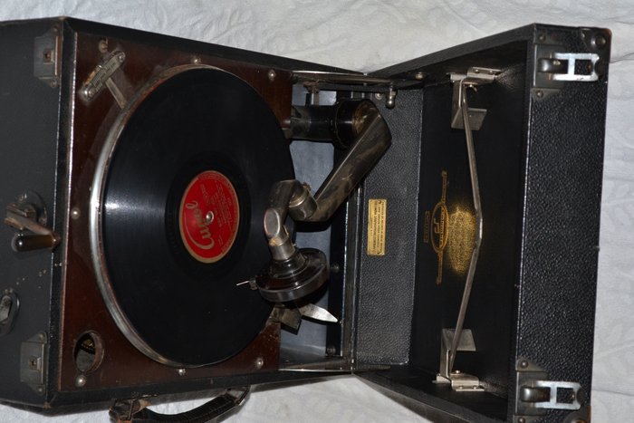 original  part list columbia 211 a portable gramophone