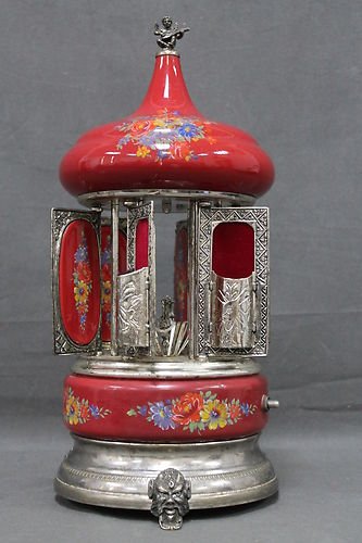 Vintage Reuge music box - Lipstick Carousel

