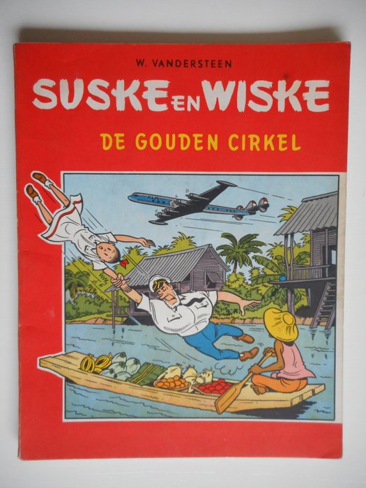 Suske en Wiske - De gouden Cirkel - TK Vlaams - sc - 1e druk (1960)