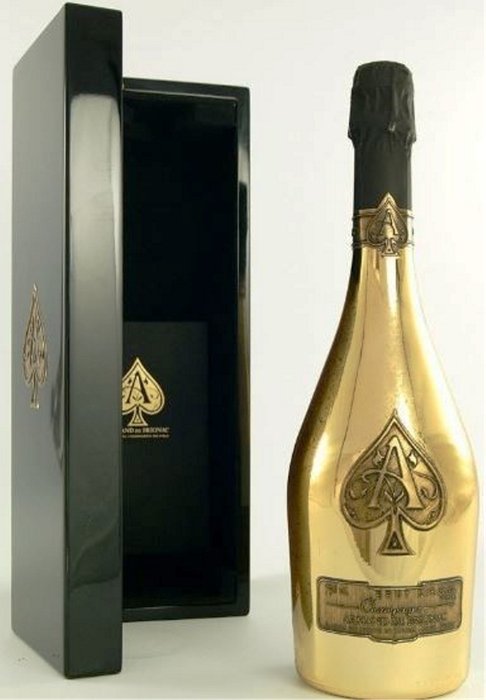 Armand de Brignac Brut Gold Ace of Spades - 1 bottle with Gift Box - Catawiki
