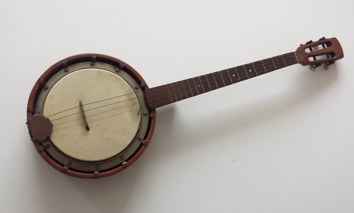 Vintage old banjo - Catawiki