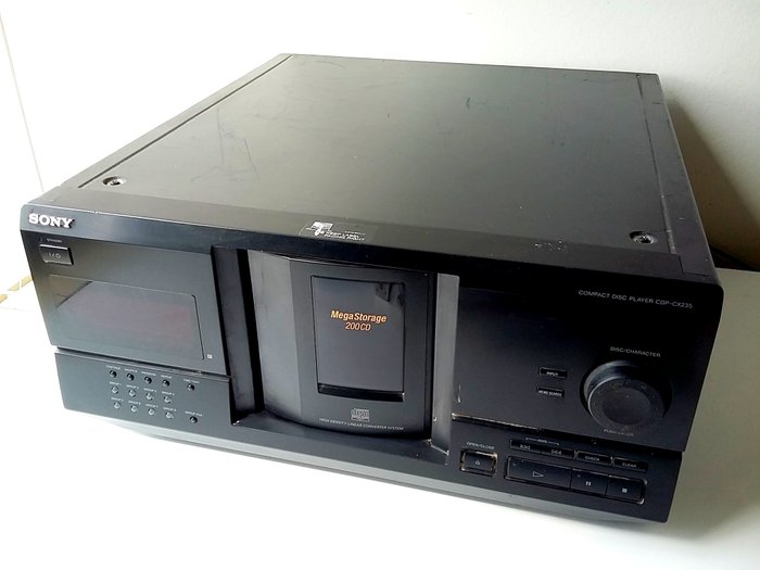 Sony 200 Cd Disc Changer Player Megastorage CDP-CX235 