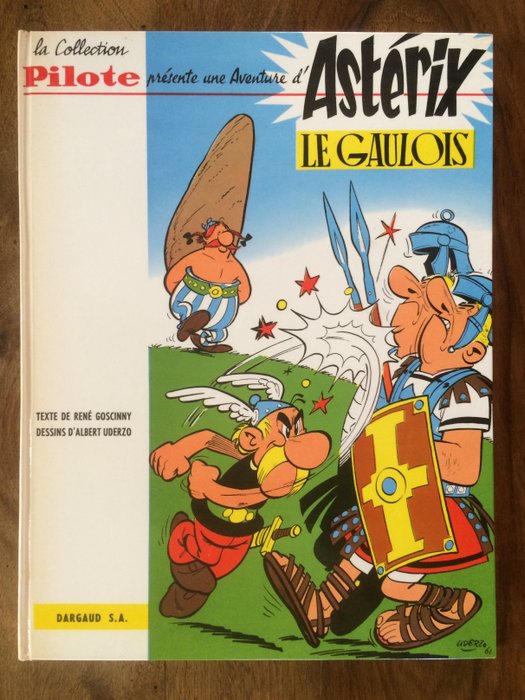 Astérix, deel 1 - Astérix le Gaulois - hc - Franse 1e druk (1961) 
