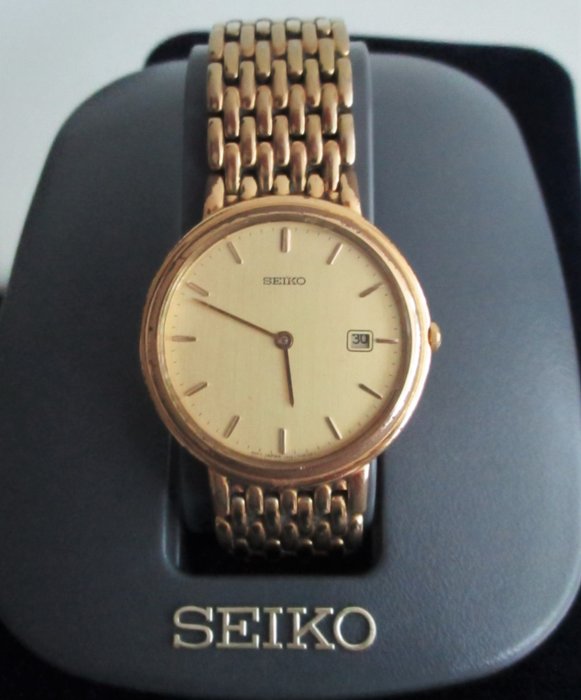 Seiko Goldtone 7N29 - Wristwatch - 1970s - Catawiki