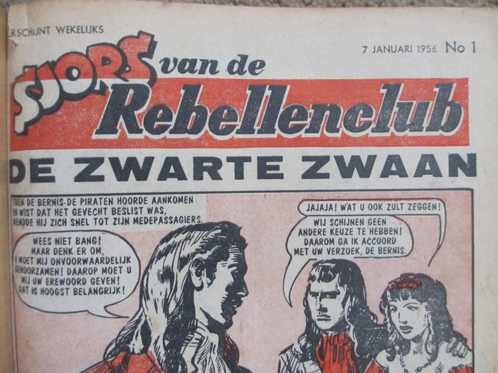Sjors van de Rebellenclub - jaargang 1956 - ingebonden - 2x hc - 1e druk (1956)