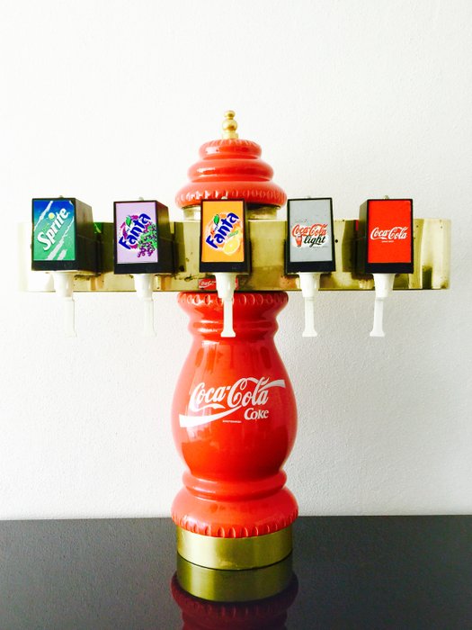 Rare Coca Cola Dispensing Tower (post mix) with 5 faucets
