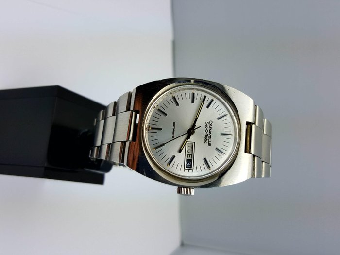 Caravelle set o matic – men's wristwatch – Swiss made, 70s 
