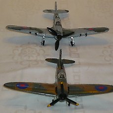 QOY Dinky Hawker Hurricane 718 authentic style squadron markings. 