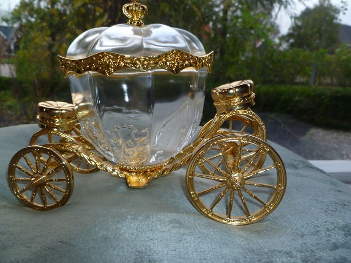 Franklin Mint - Disney Austria crystal carriage of Cinderella 24K GP