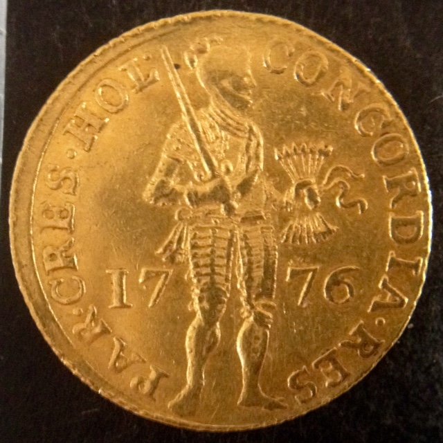 Hollande - ducat néerlandais 1776 or