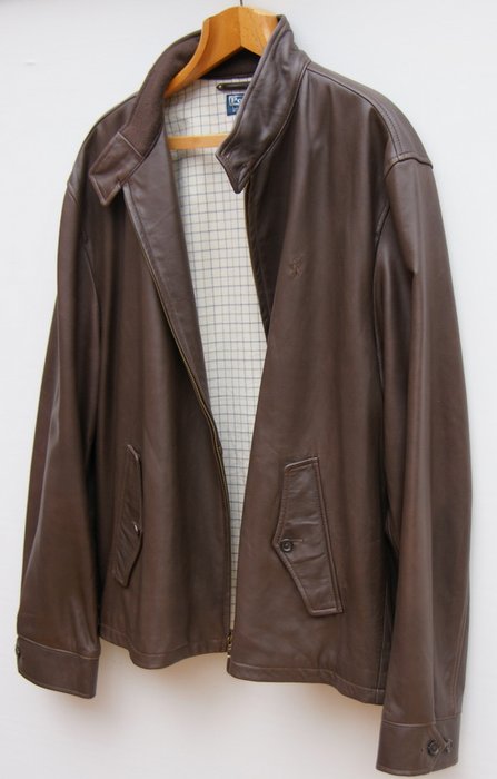 ralph lauren barracuda leather jacket