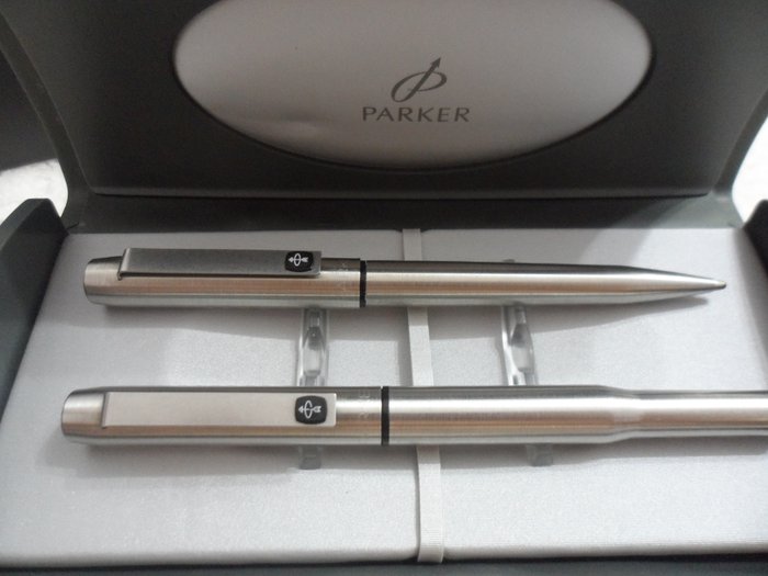 Parker 25 Flighter Set in Box - Fountain pen and Mechanical pencil - USA