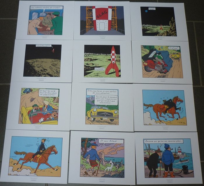 Hergé - 30 Ex-Libris Moulinsart - Tintin (2010/2011)

