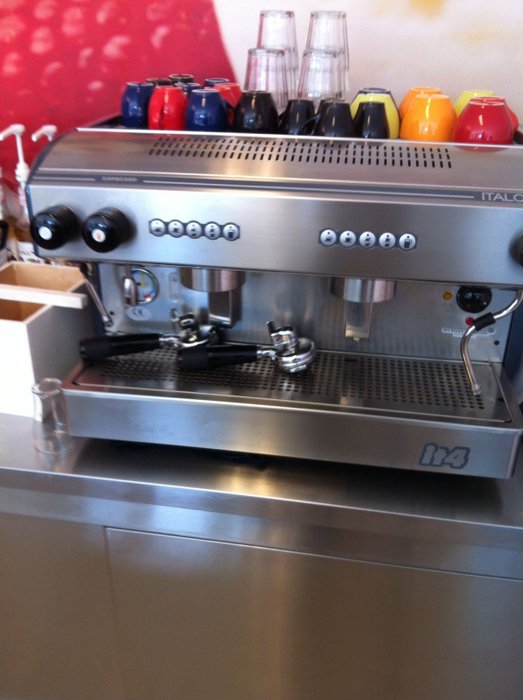 Schöne kleine gebrauchte Catering-Industrie Espressomaschine ITALCREM iT4