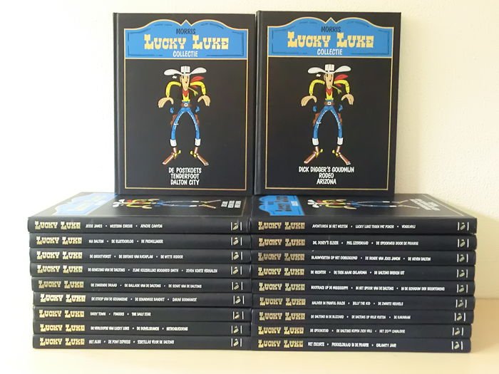 Lucky Luke - Lucky Luke Lekturama collectie A - Complete serie - Hardcover - First edition - (1988/1990)