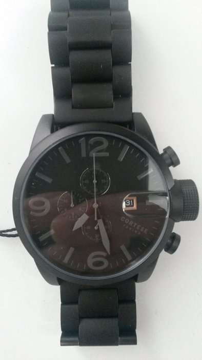 Cortese Gran Torino Full Black C 12003 Chronograph XL - - Catawiki