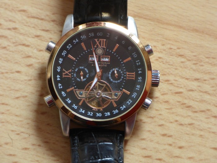 Constantin Durmont - automatic men's timepiece with calendar function  