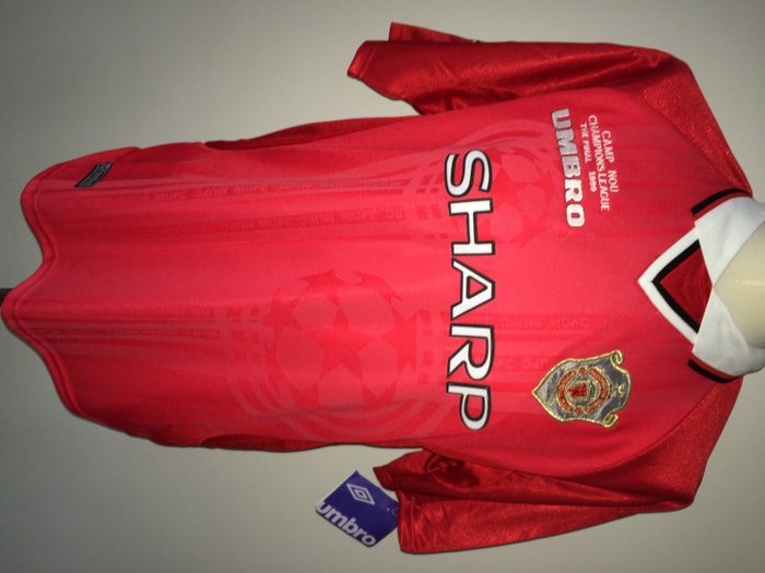 manchester united 1999 champions league jersey
