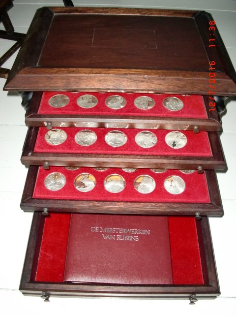 The Netherlands and Belgium - Various medals 1978 'The masterpieces of Rubens' (100) silver

