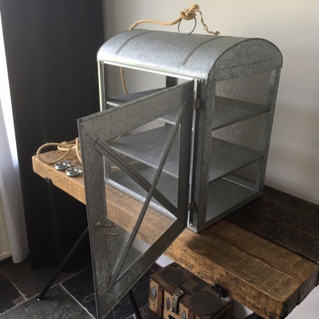 Large Old Sausage Drying Cabinet With Pulleys Catawiki
