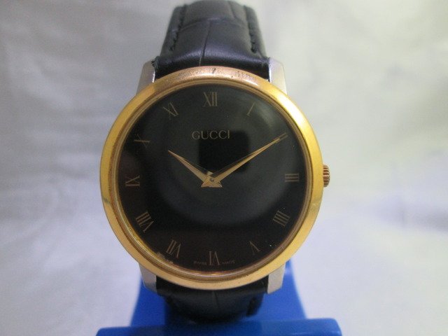 GUCCI 2200M – Gent's gold-plated wristwatch – ca. 1980s - Catawiki