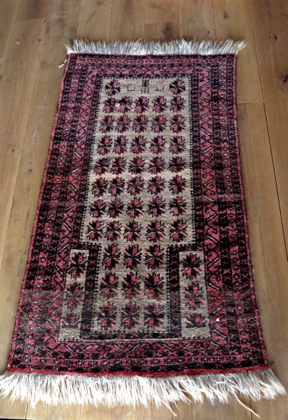 Belouch - tapis persan - marqué avec numéros et sceau en plomb