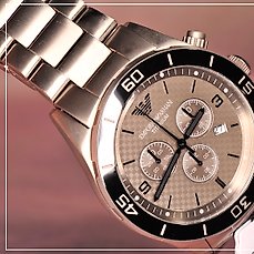 emporio armani titanium watch