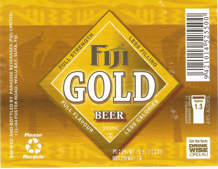 Fiji Gold Paradise Beverages Fiji Ltd Catawiki