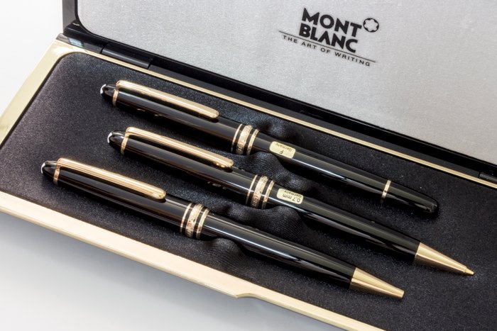 MONTBLANC Meisterstück Classique Set - Fountain Pen (144), Ballpoint (164) and Pencil (165) 