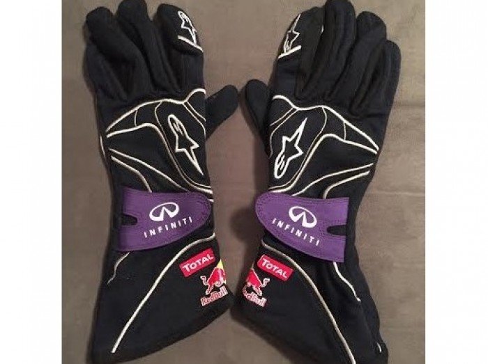 Alpinestars Tech ZX INFINITI 2013 Red Bull Racing Official Licensed Replica Drivers Gloves
