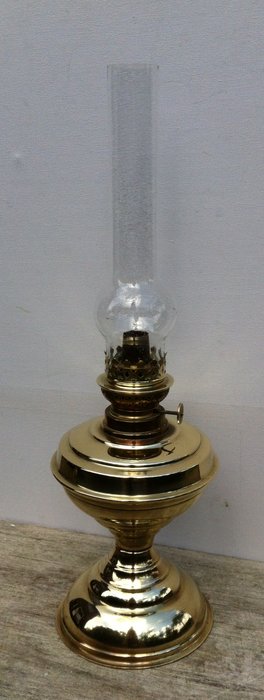 A&P Gaudard brass oil lamp - France - ca. 1950
