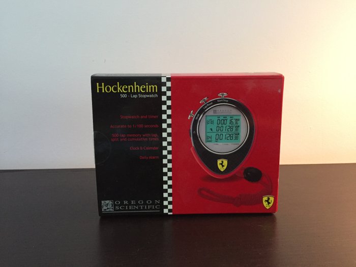 Lap Stopwatch Oregon Scientific Cronometro Ferrari Hockenheim 500 