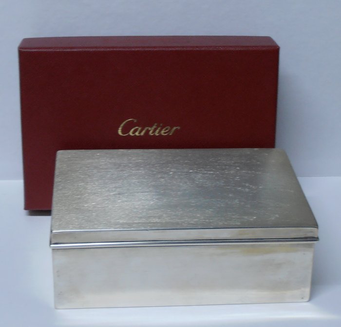 cartier silver box