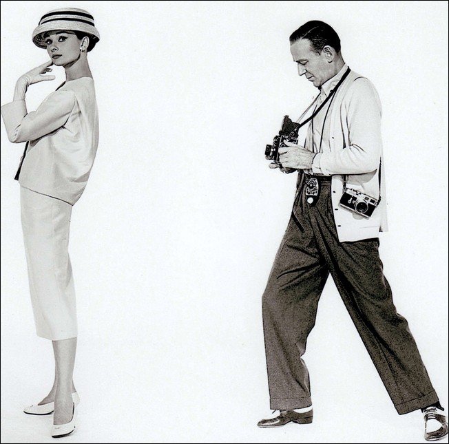 Unknown, possibly Richard Avedon - Audrey Hepburn & Fred - Catawiki