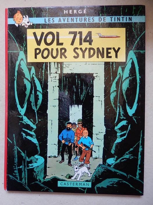 Tintín T22 - Vol 714 ¨Pour Sydney¨ - hc - Primera Edición (1968)
