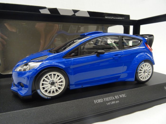 2011 Scale model 1/18 Ford Fiesta RS WRC Blue