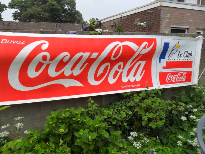 coca-cola banner tour de france - 1980  1990