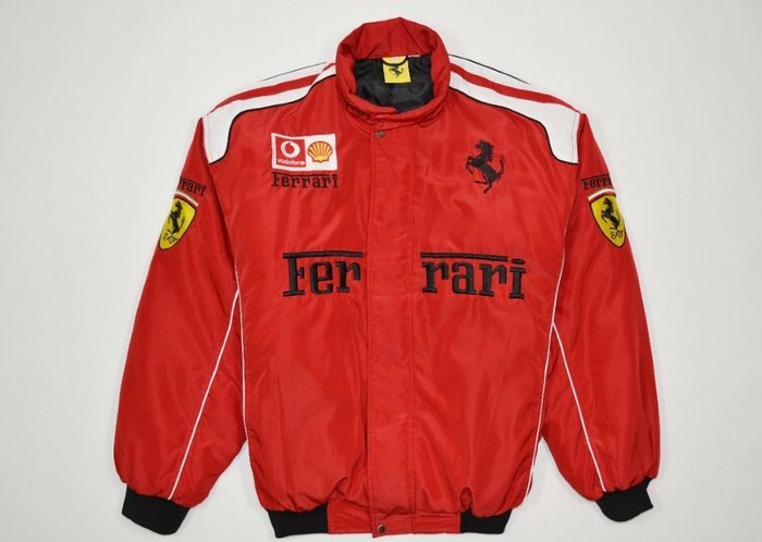 vintage ferrari bomber jacket