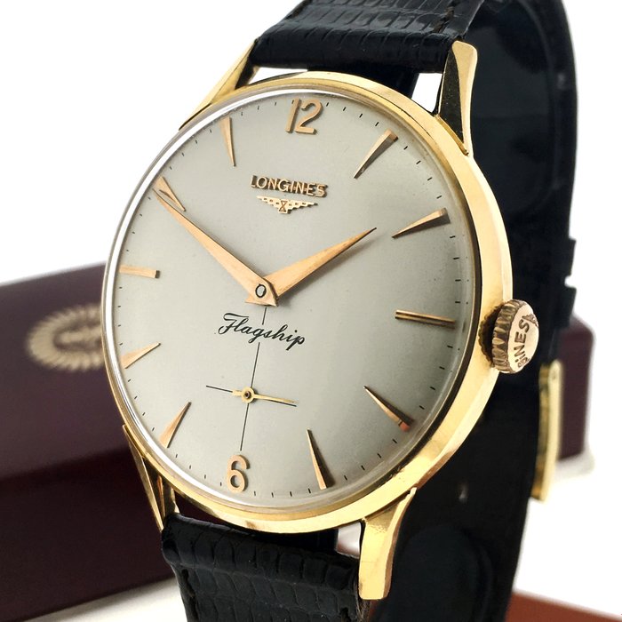 LONGINES FLAGSHIP 18 kt SOLID GOLD Men’s Watch, Cal. 30L, 1960s