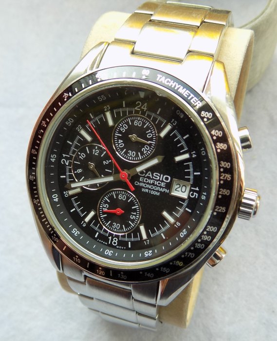 CASIO Edifice WR 100 Chronograph -- men's wristwatch from - Catawiki