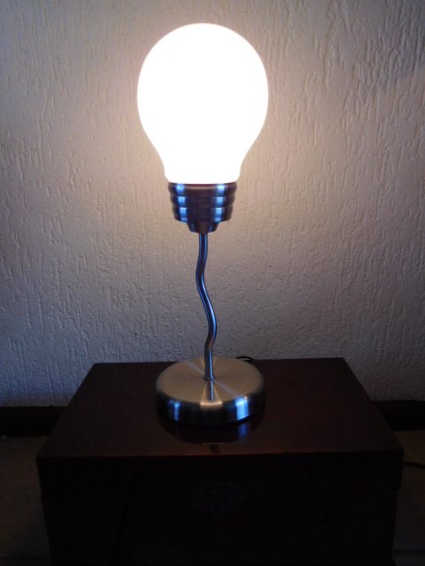 Retro Lamp Shaped Like A Lightbulb, Light Bulb Shaped Lamp